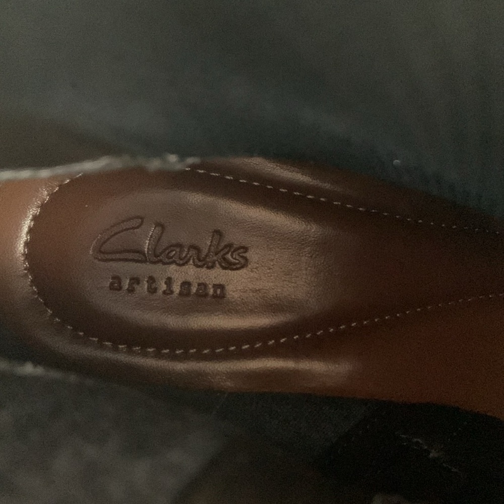 Clarks Artisan Clarene Surf Platform Boots Women’s Brown Chelsea Wedge Size 9 - Picture 8 of 12